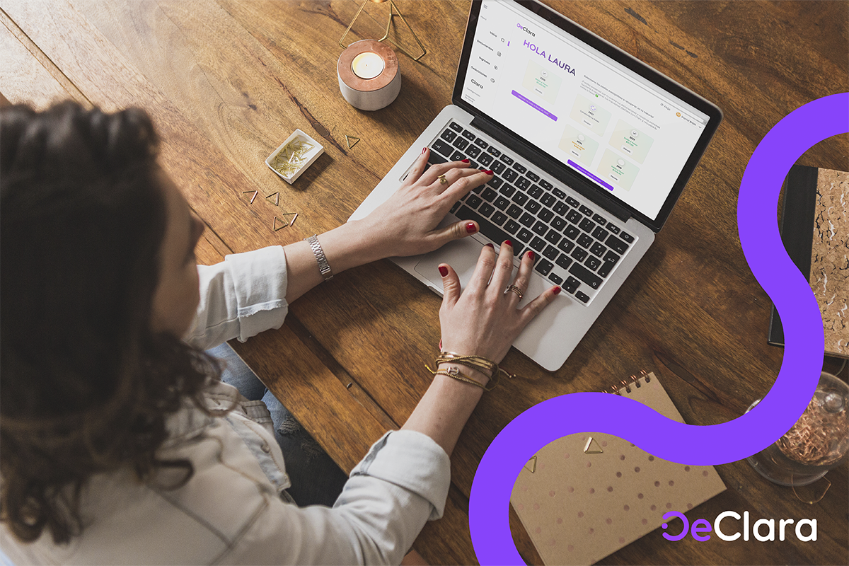 Panel de la plataforma DeClara